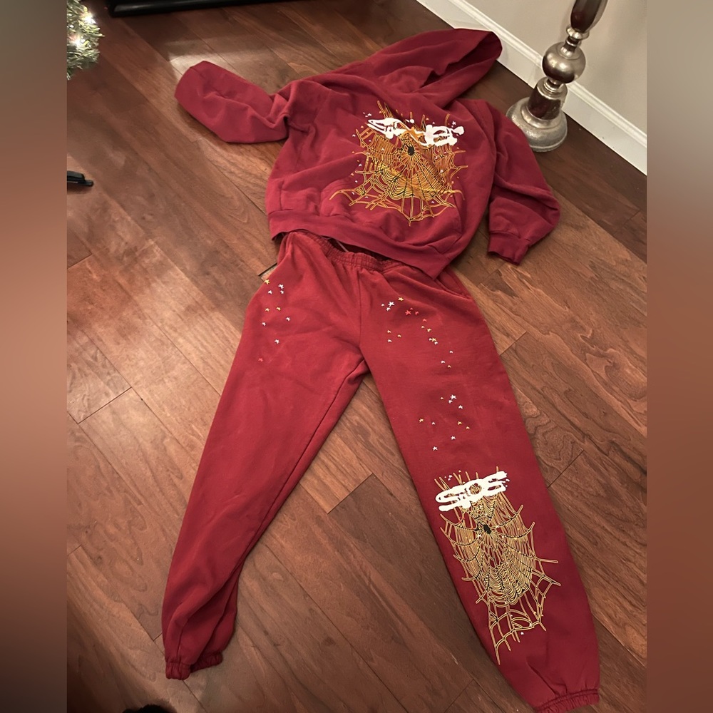 Mens Sp5der jumpsuit size large good condition worn once $425 for the set
